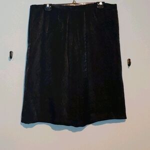 Black Straight line skirt